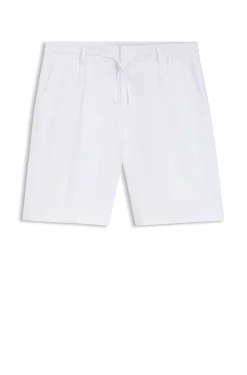 Tapered-Fit Shorts aus Leinen