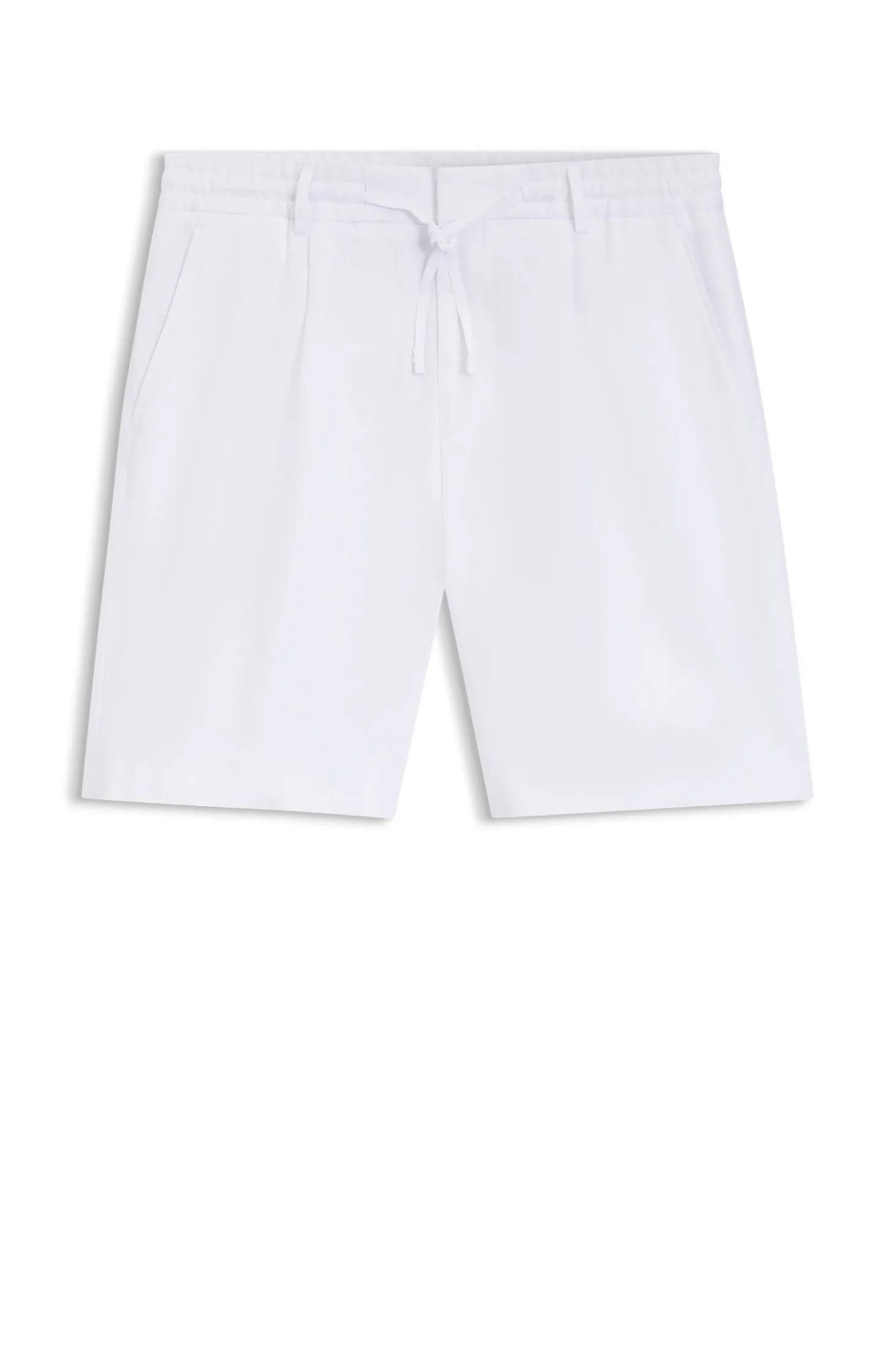 Tapered-Fit Shorts aus Leinen