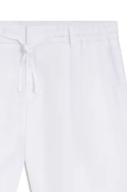 Tapered-Fit Shorts aus Leinen