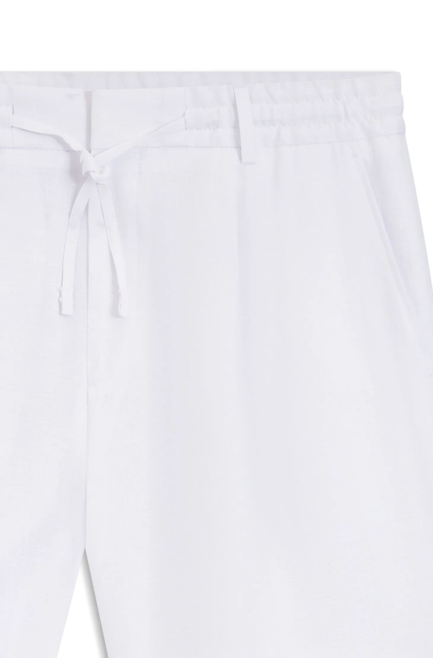 Tapered-Fit Shorts aus Leinen