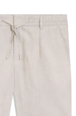 Tapered-Fit Shorts aus Leinen