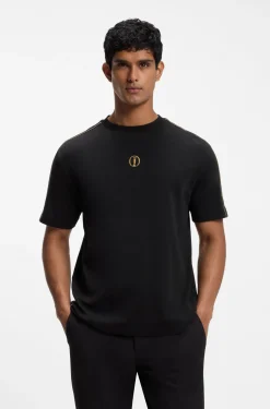 The Open T-Shirt aus Baumwolle mit grafischem Golf-Motiv