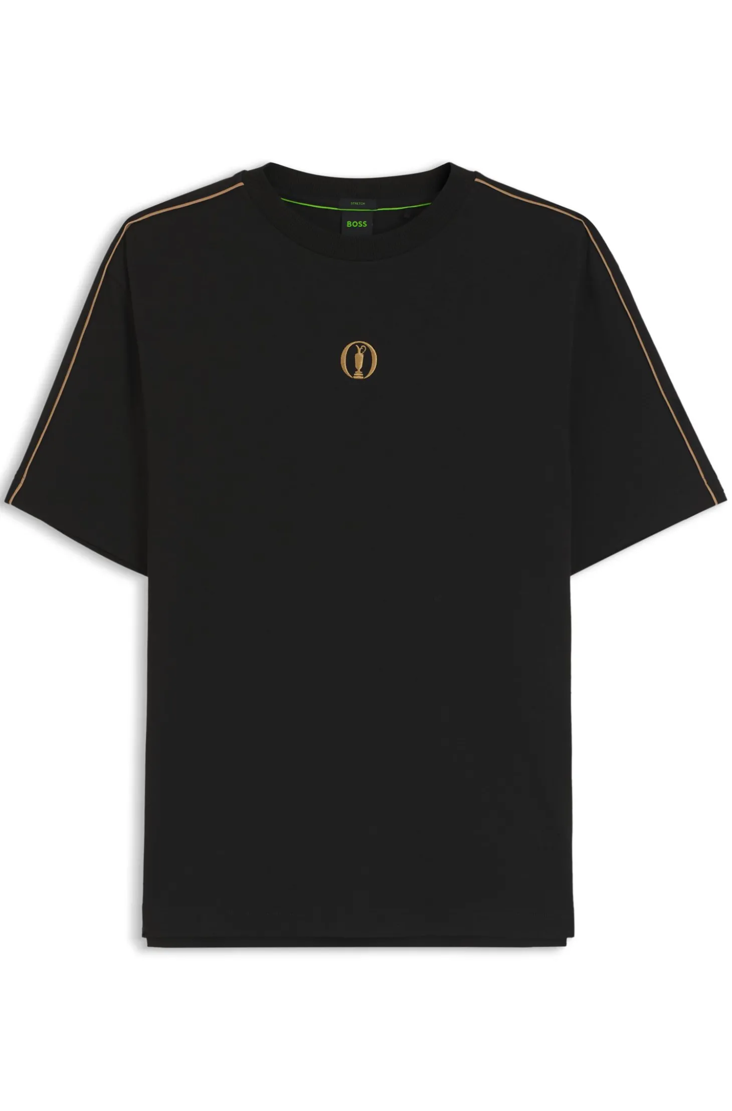 The Open T-Shirt aus Baumwolle mit grafischem Golf-Motiv