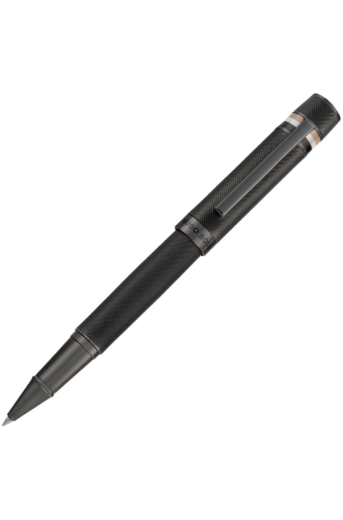 Tintenroller mit strukturiertem Schaft und Signature-Streifen-Ring