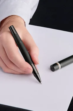 Tintenroller mit strukturiertem Schaft und Signature-Streifen-Ring