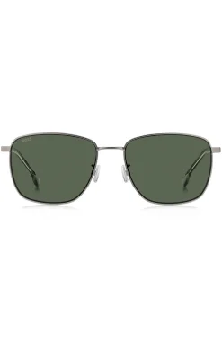 Titan-Sonnenbrille mit grün getönten Gläsern