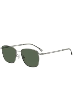 Titan-Sonnenbrille mit grün getönten Gläsern
