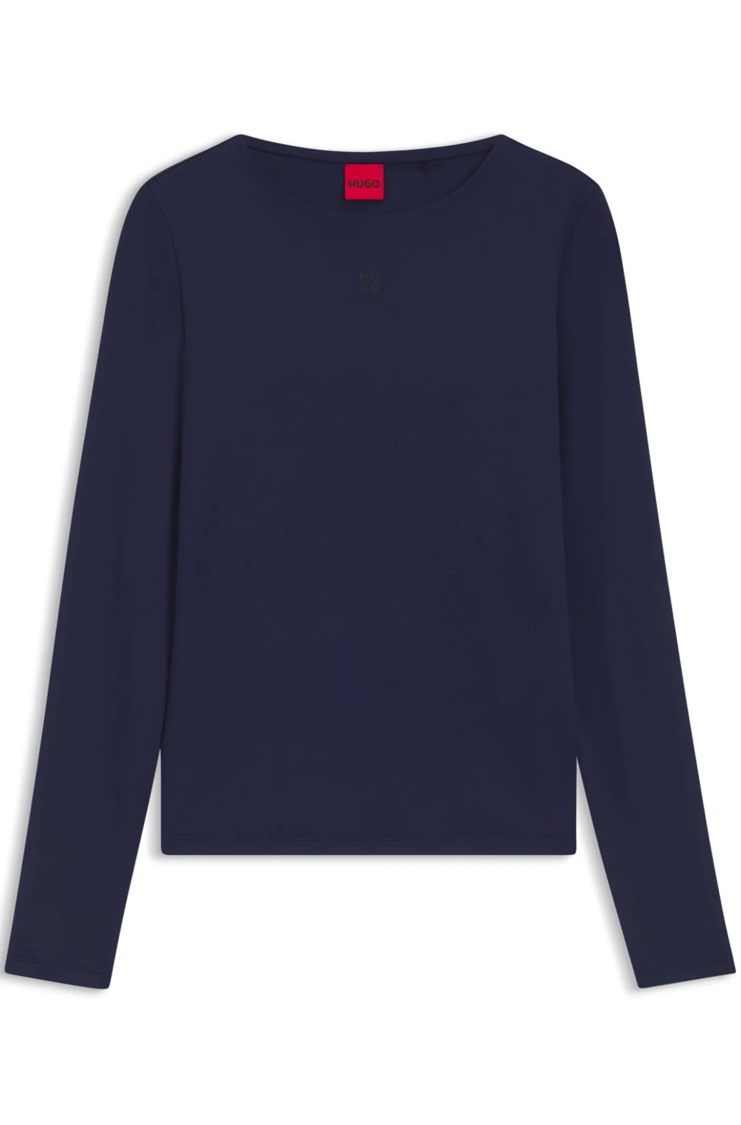 Top aus Stretch-Jersey mit Stack-Logo-Print