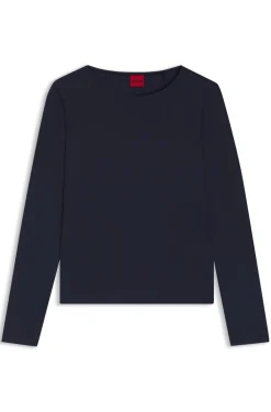 Top aus Stretch-Jersey mit Stack-Logo-Print