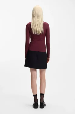 Top aus Stretch-Jersey mit Stack-Logo-Print