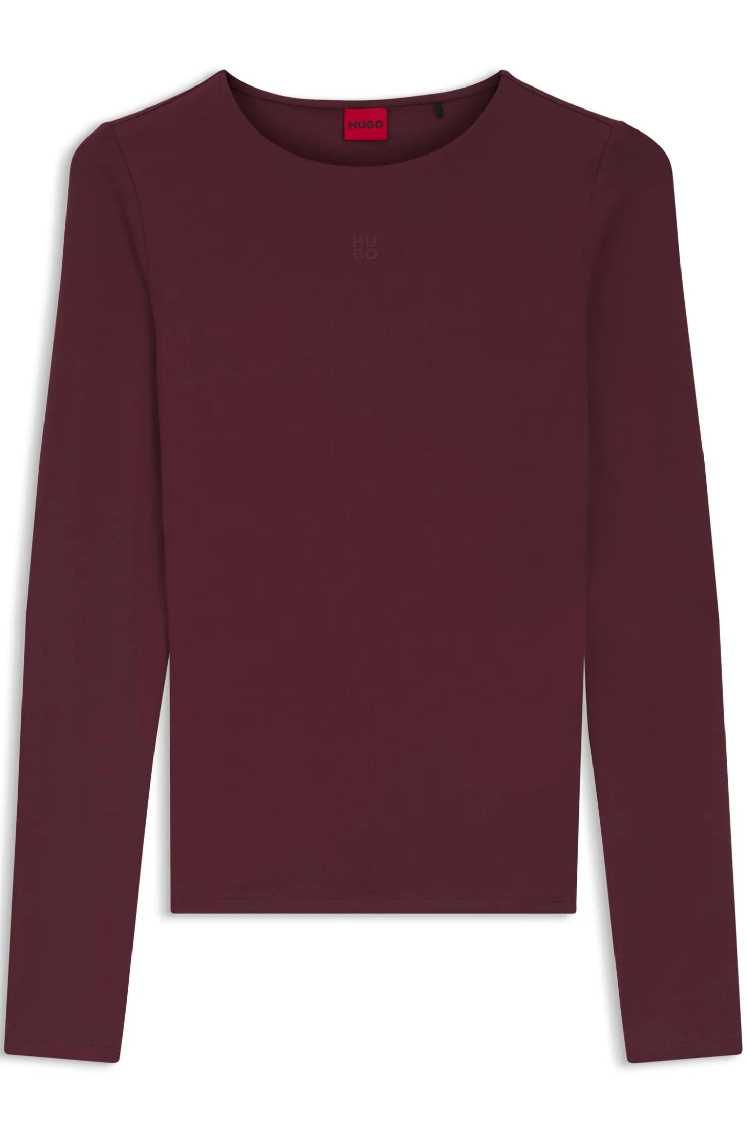 Top aus Stretch-Jersey mit Stack-Logo-Print