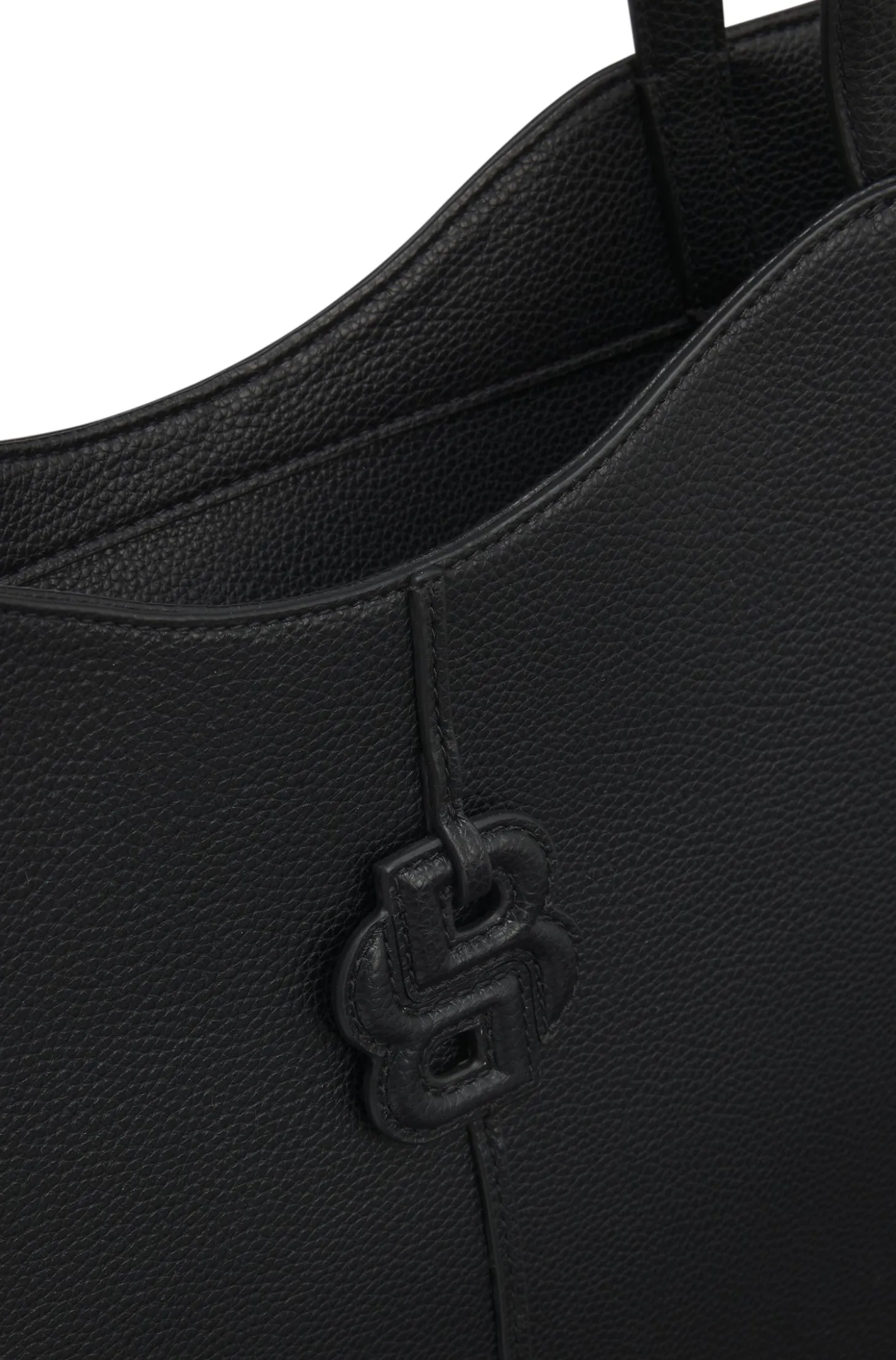 Tote Bag aus genarbtem Leder mit Double-B-Monogramm