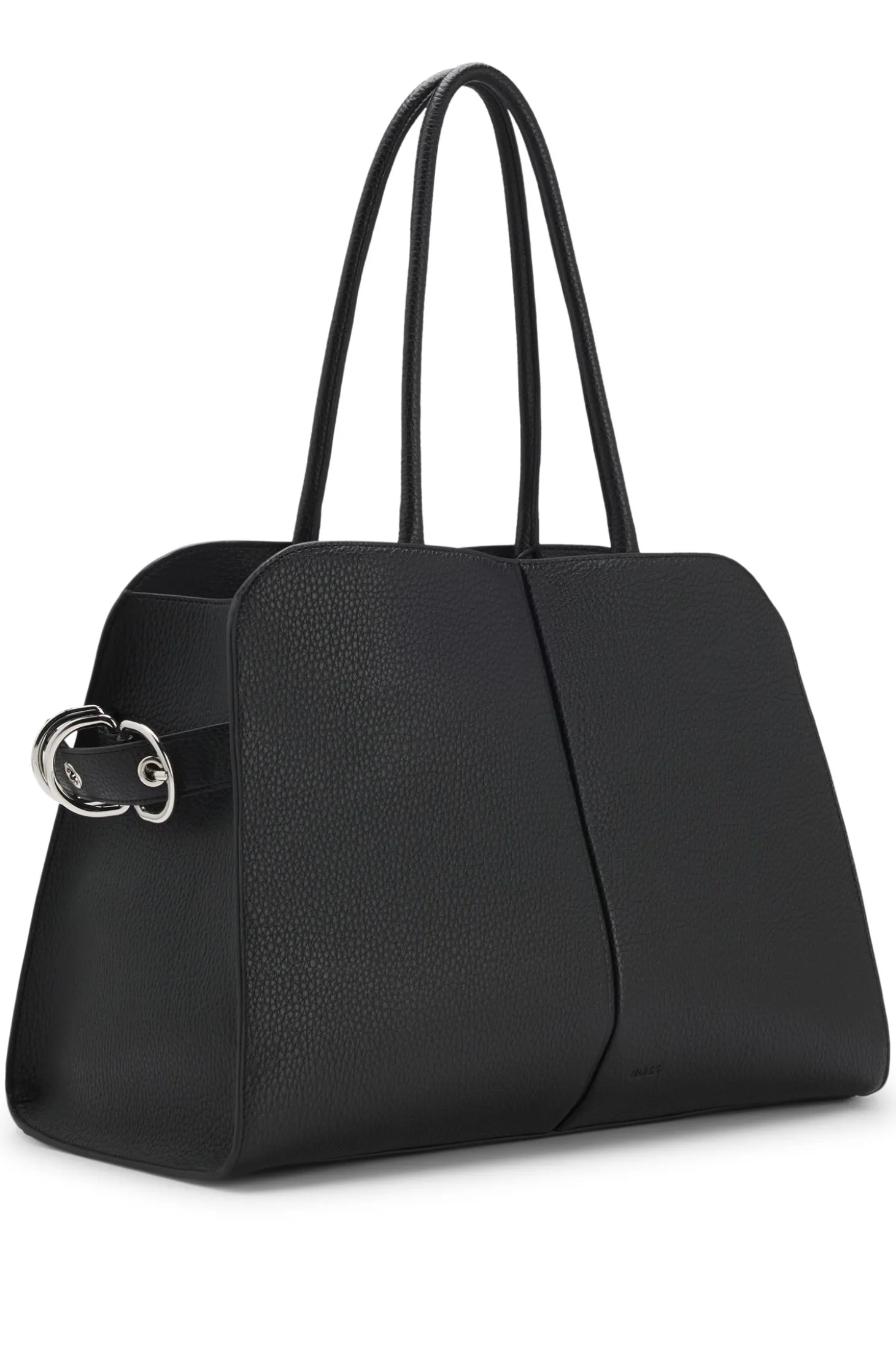 Tote Bag aus Kunstleder mit Logo-Prägung