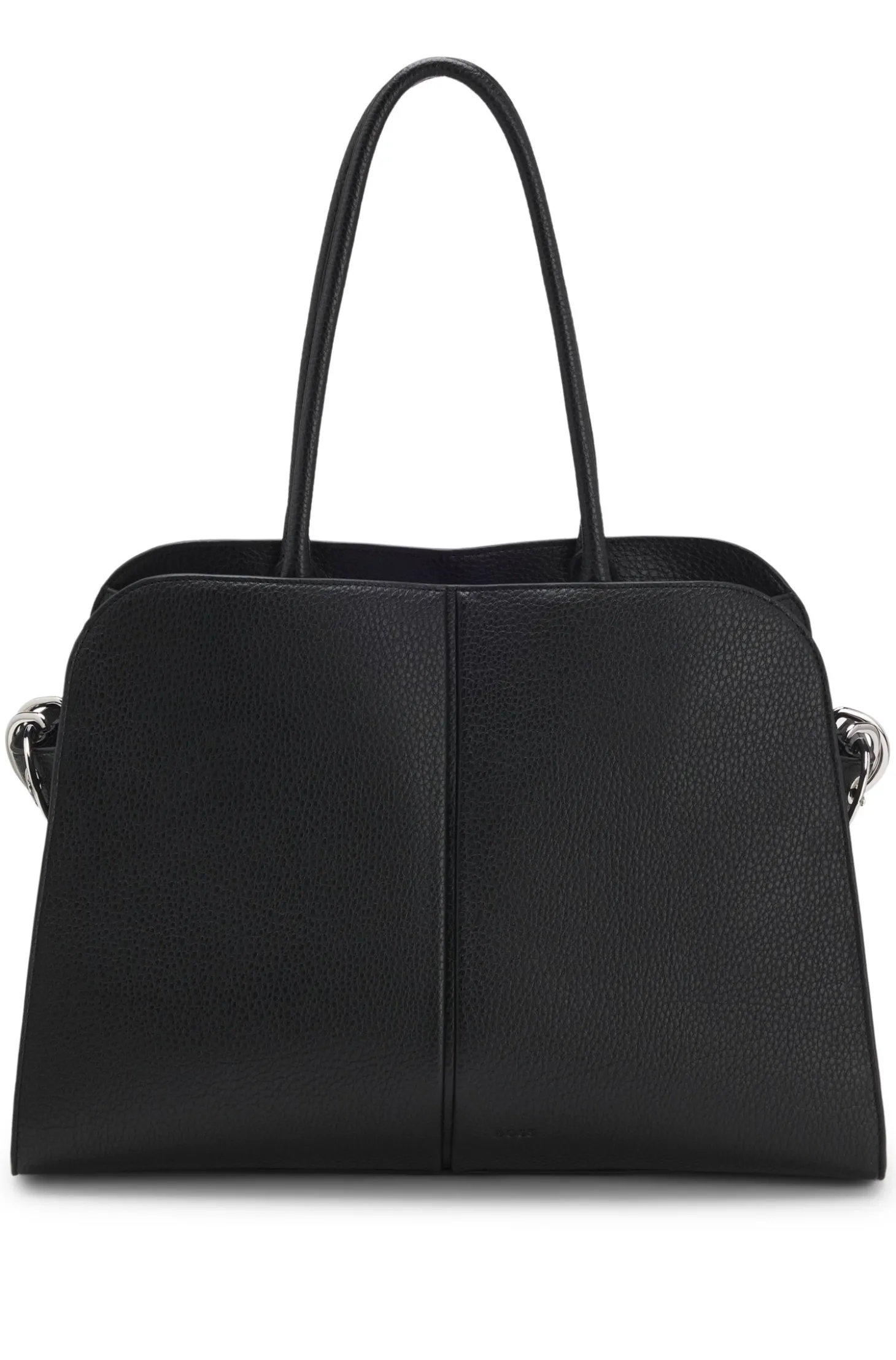 Tote Bag aus Kunstleder mit Logo-Prägung
