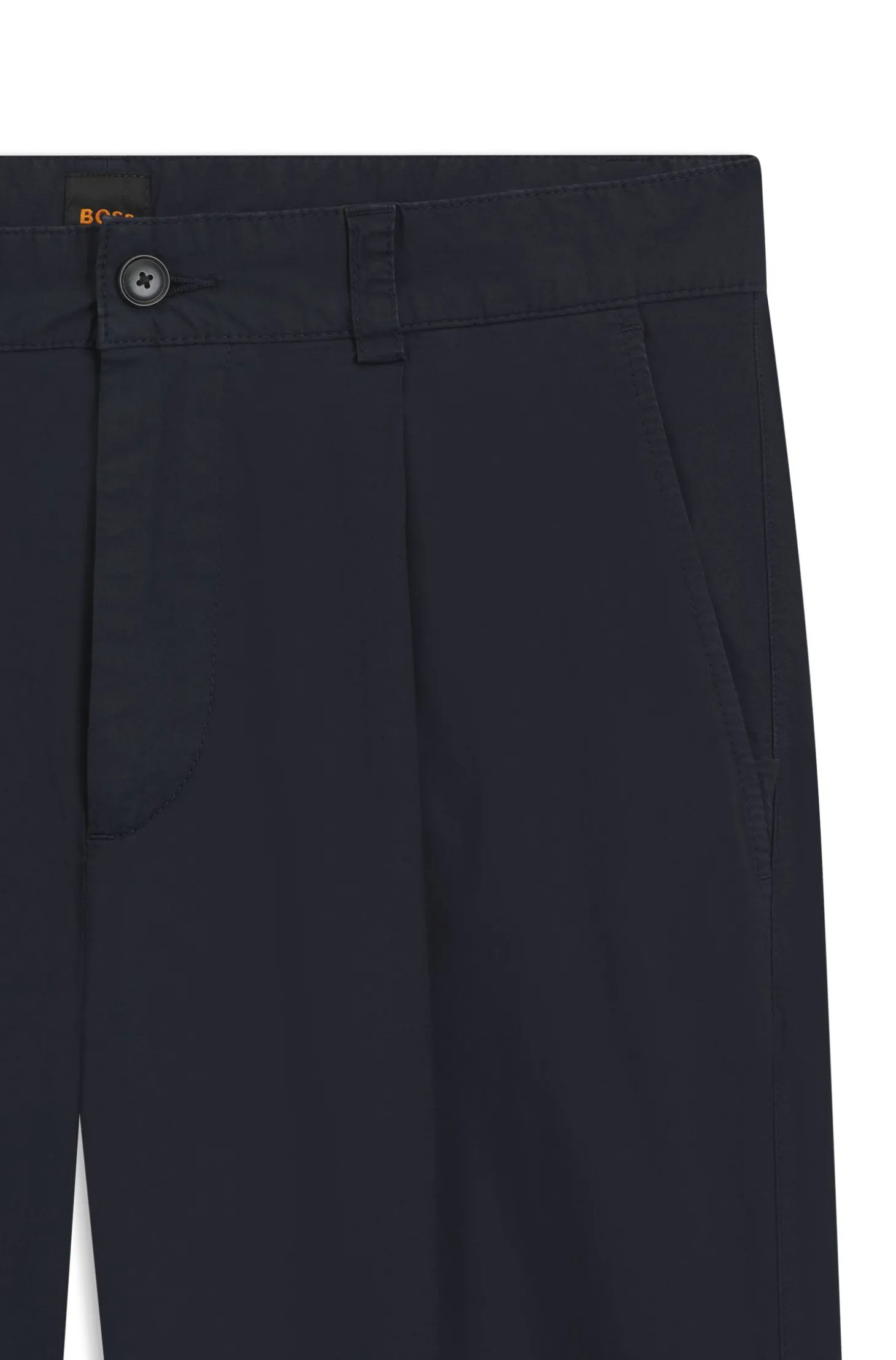 Traveller Hose aus elastischer Baumwoll-Popeline