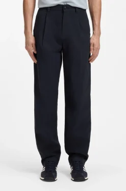 Traveller Hose aus elastischer Baumwoll-Popeline