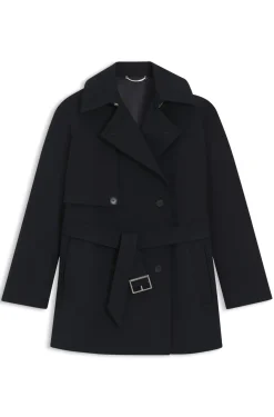 Trenchcoat aus Baumwolle mit Gürtel