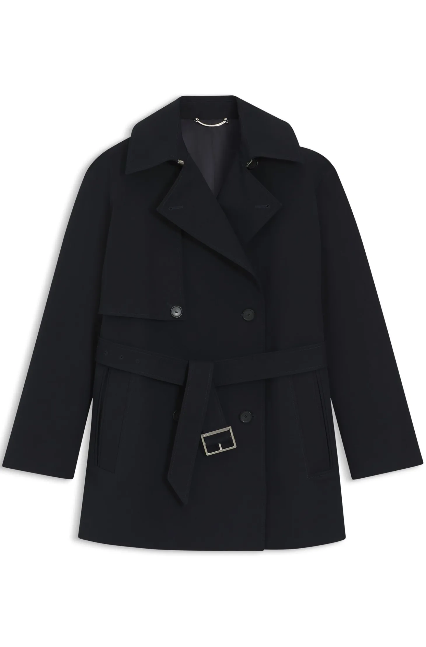 Trenchcoat aus Baumwolle mit Gürtel