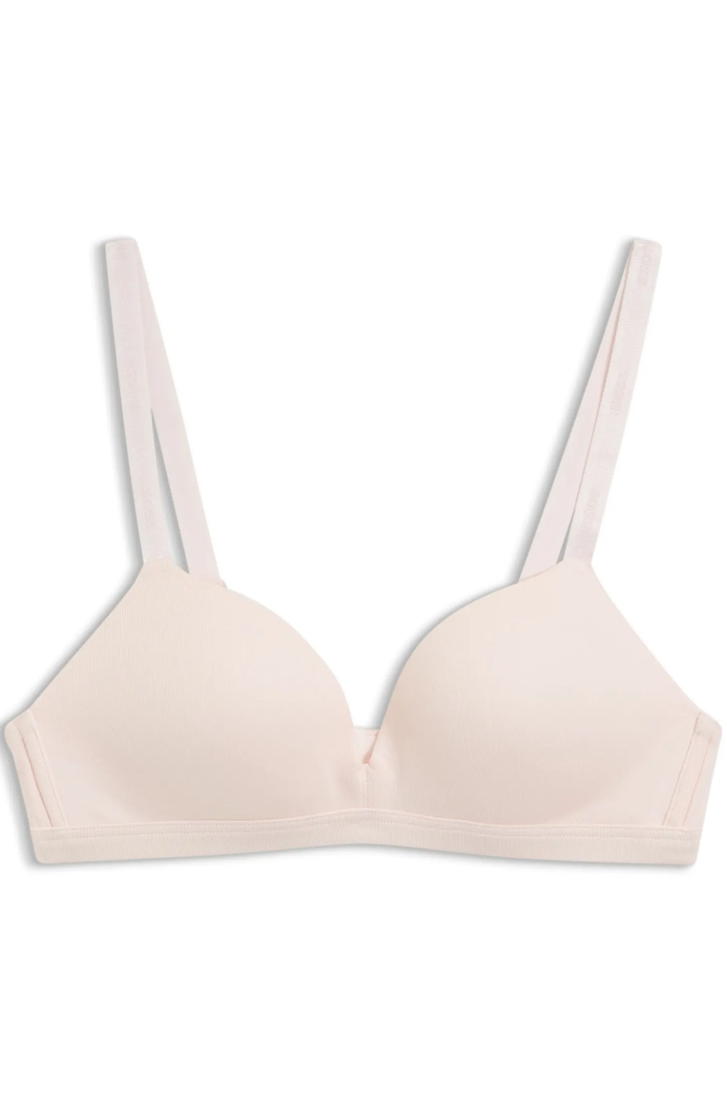 Triangel-BH aus Stretch-Jersey mit Logo-Riemchen