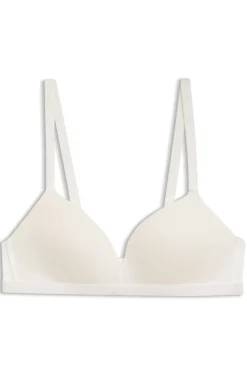 Triangel-BH aus Stretch-Jersey mit Logo-Riemchen