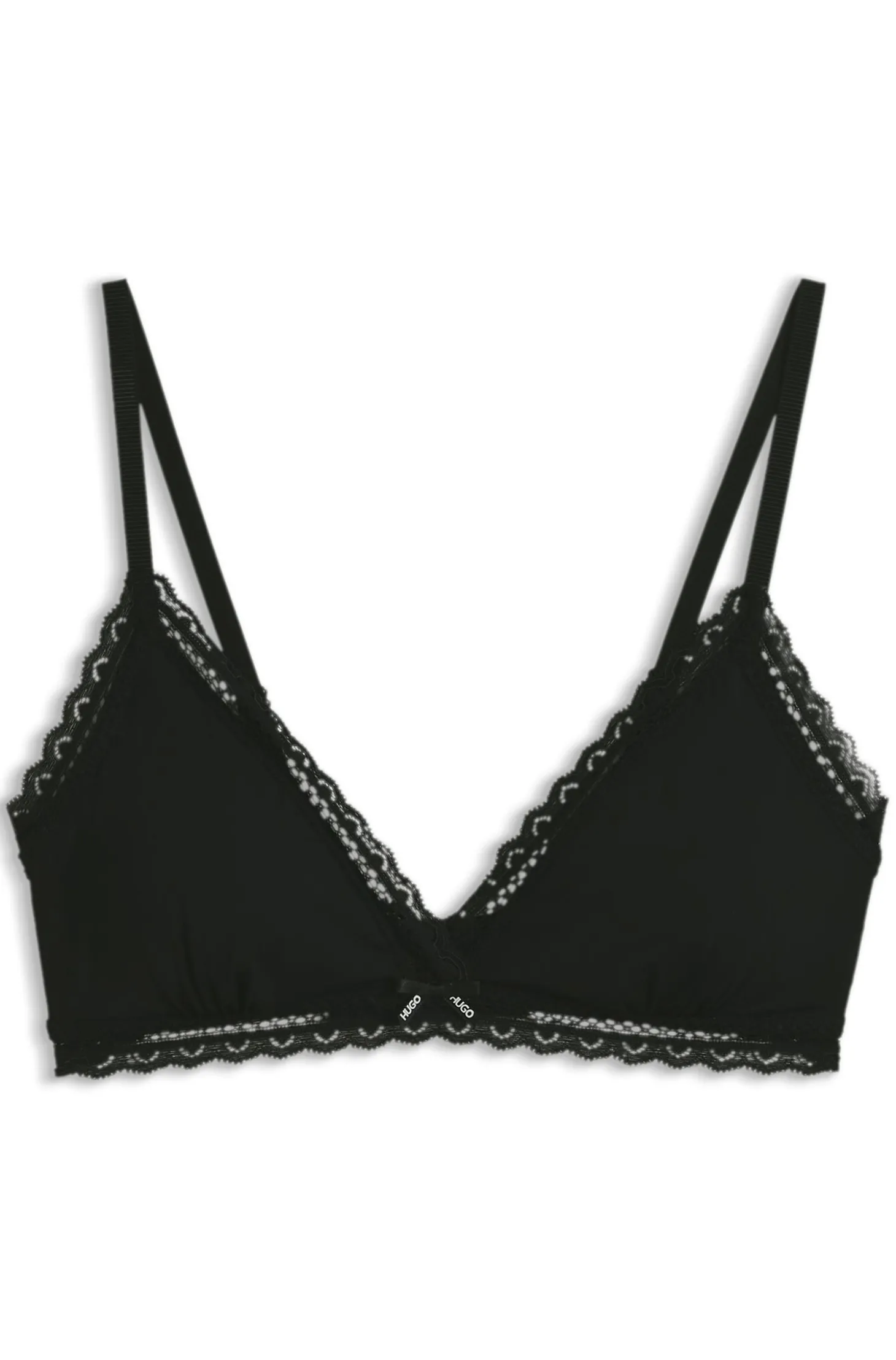 Triangel-BH mit Spitzendetails