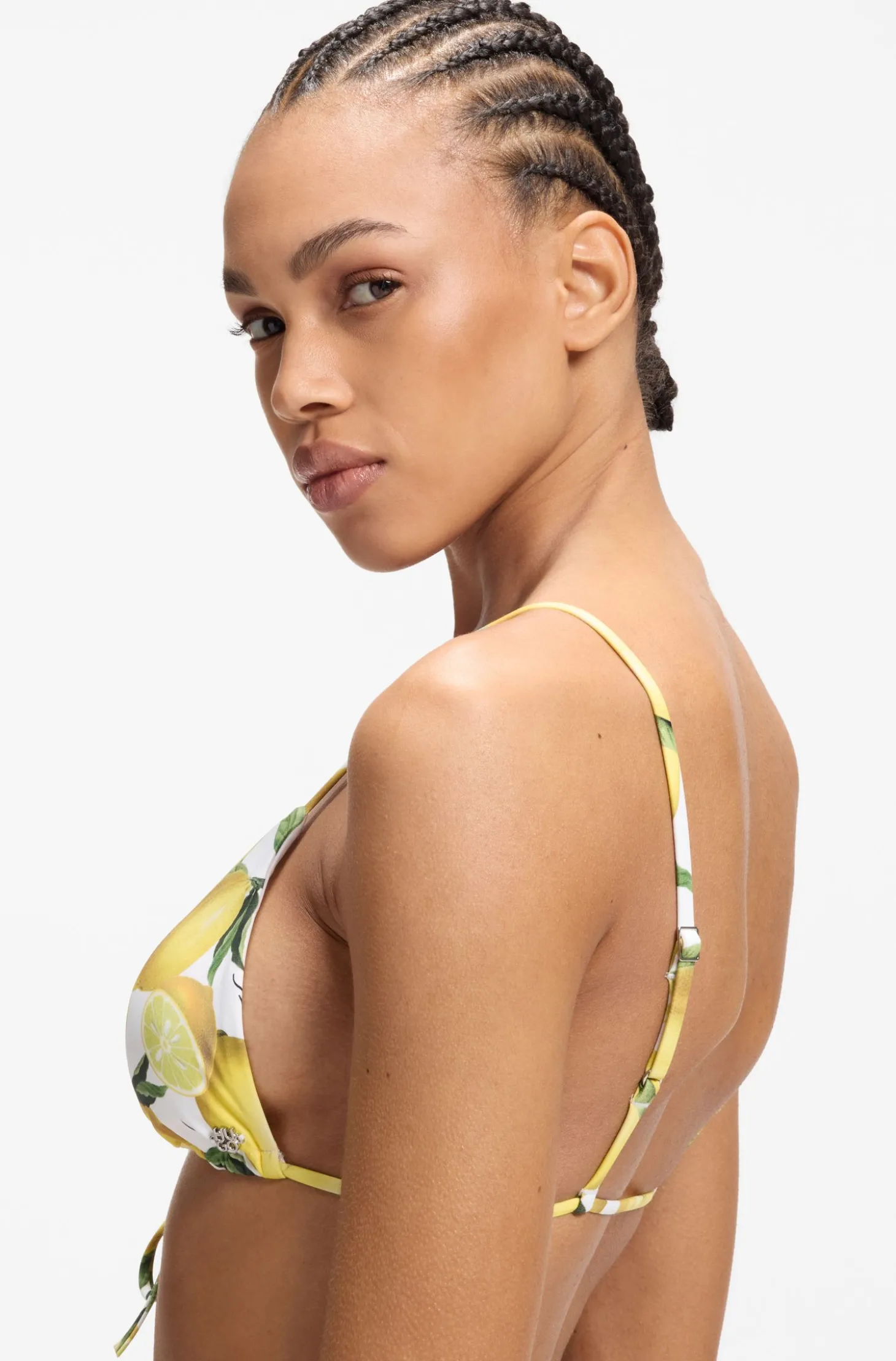 Triangel-Bikinitop mit Stack-Logo-Anhänger