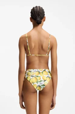 Triangel-Bikinitop mit Stack-Logo-Anhänger