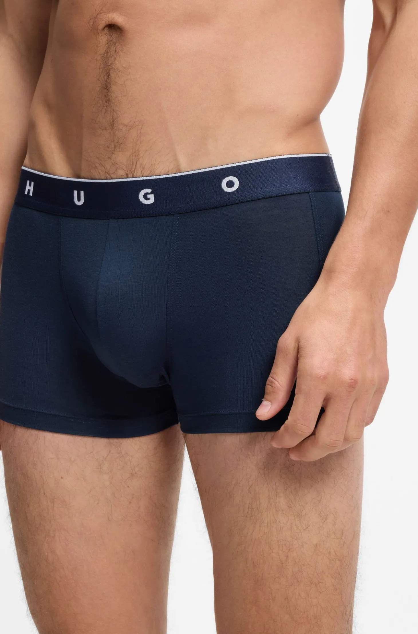 Trunks aus Jacquard mit außenliegendem Bund