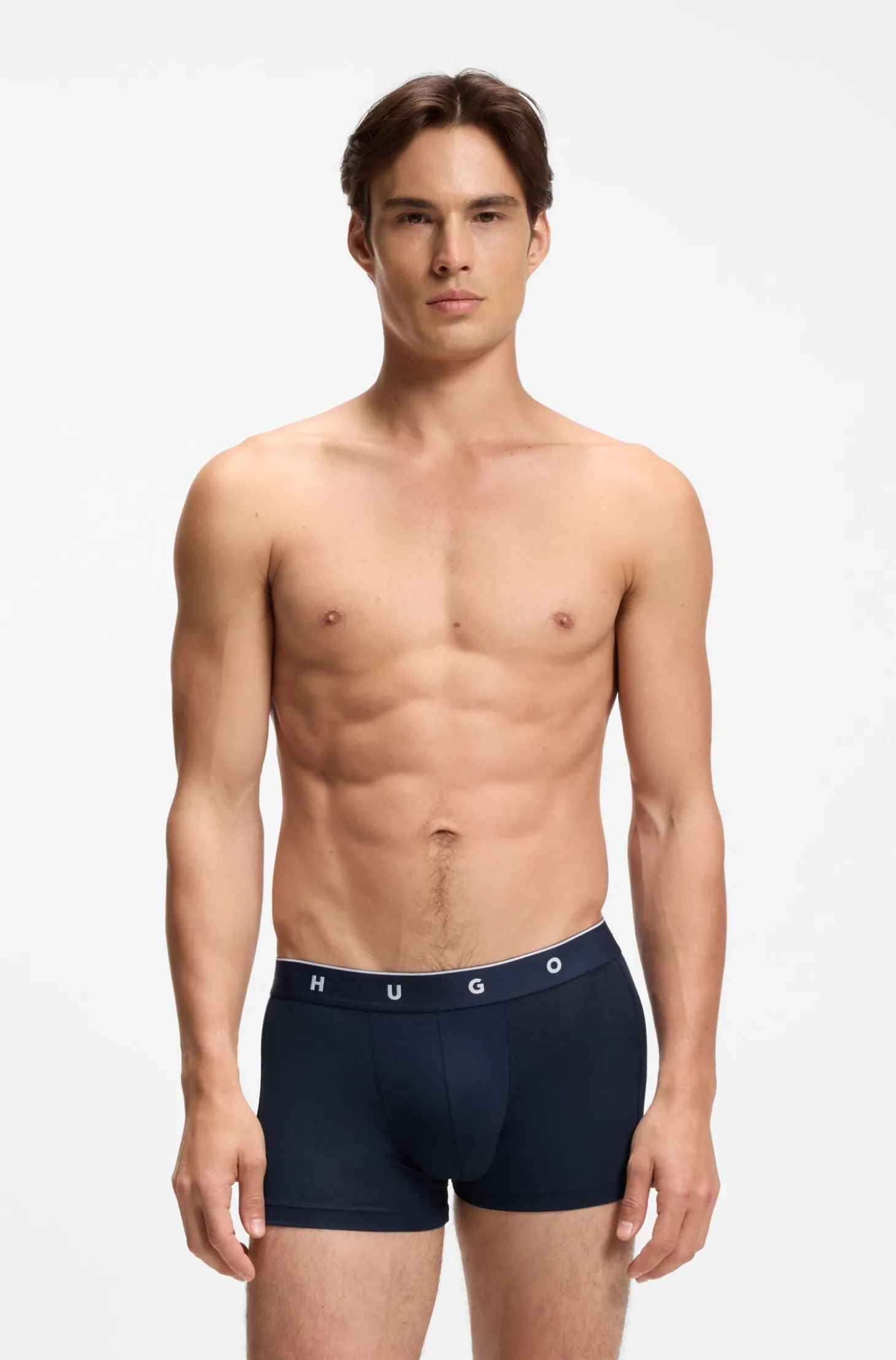 Trunks aus Jacquard mit außenliegendem Bund