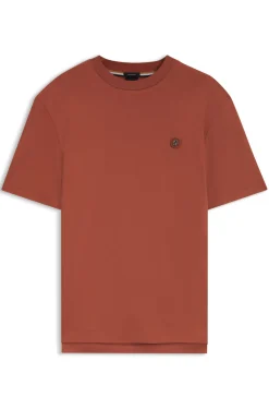 T-Shirt aus Baumwolle mit Double-B-Monogramm-Badge