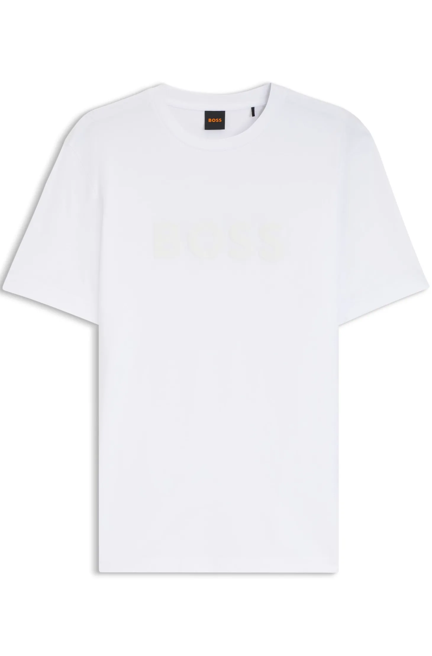 T-Shirt aus Baumwolle mit großem tonalem Logo