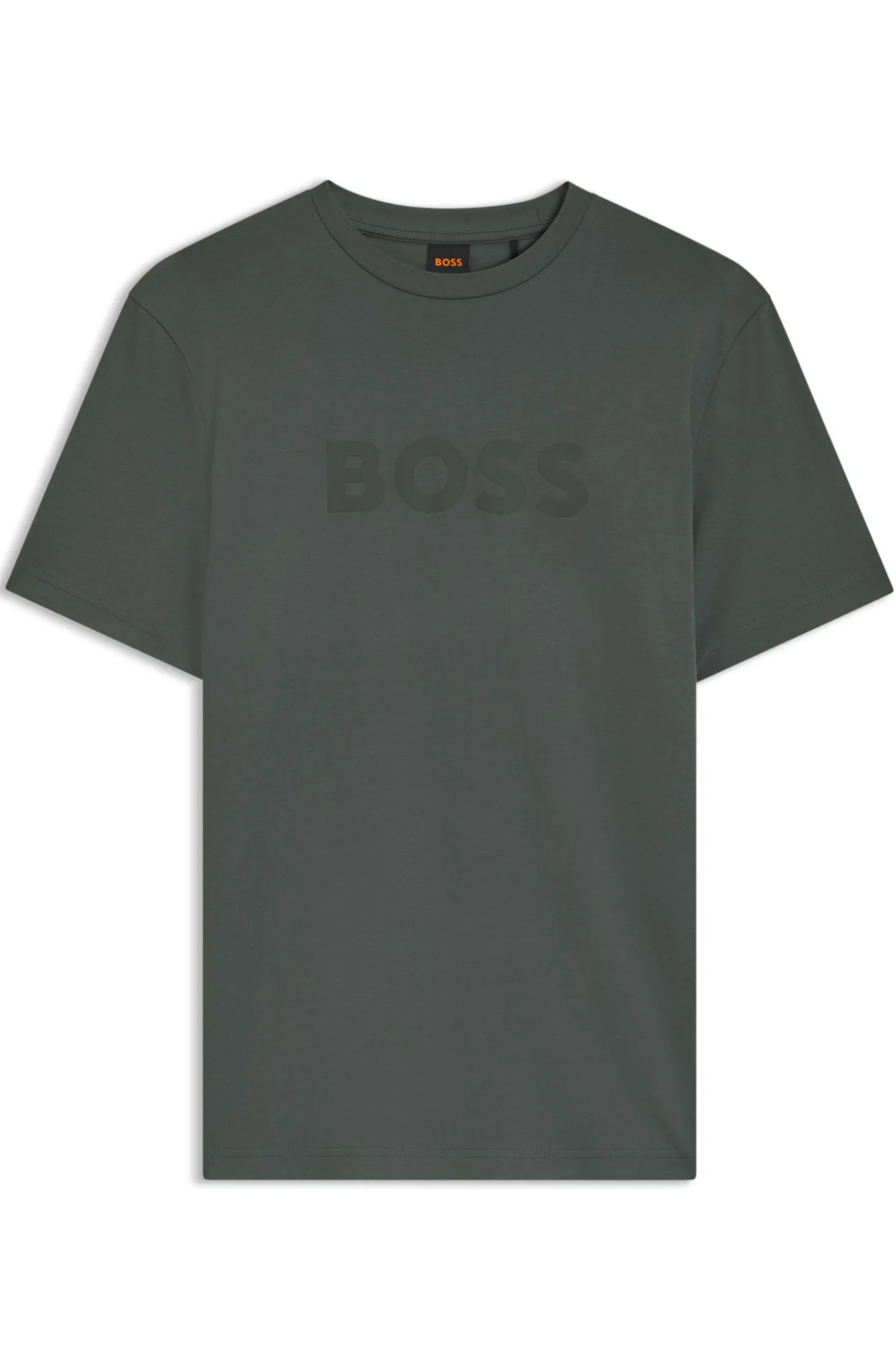 T-Shirt aus Baumwolle mit großem tonalem Logo
