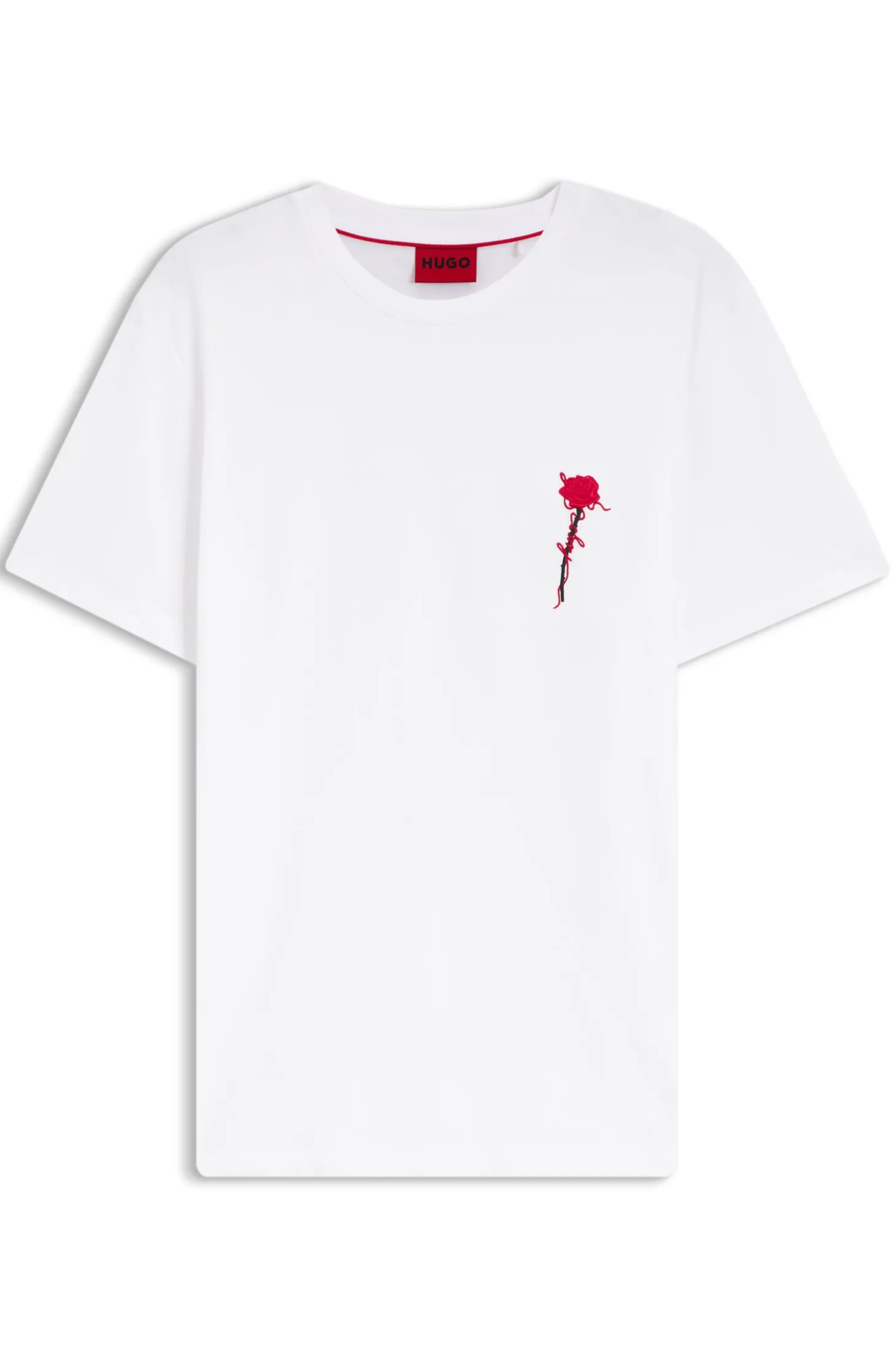 T-Shirt aus Baumwolle mit Logo-Artwork