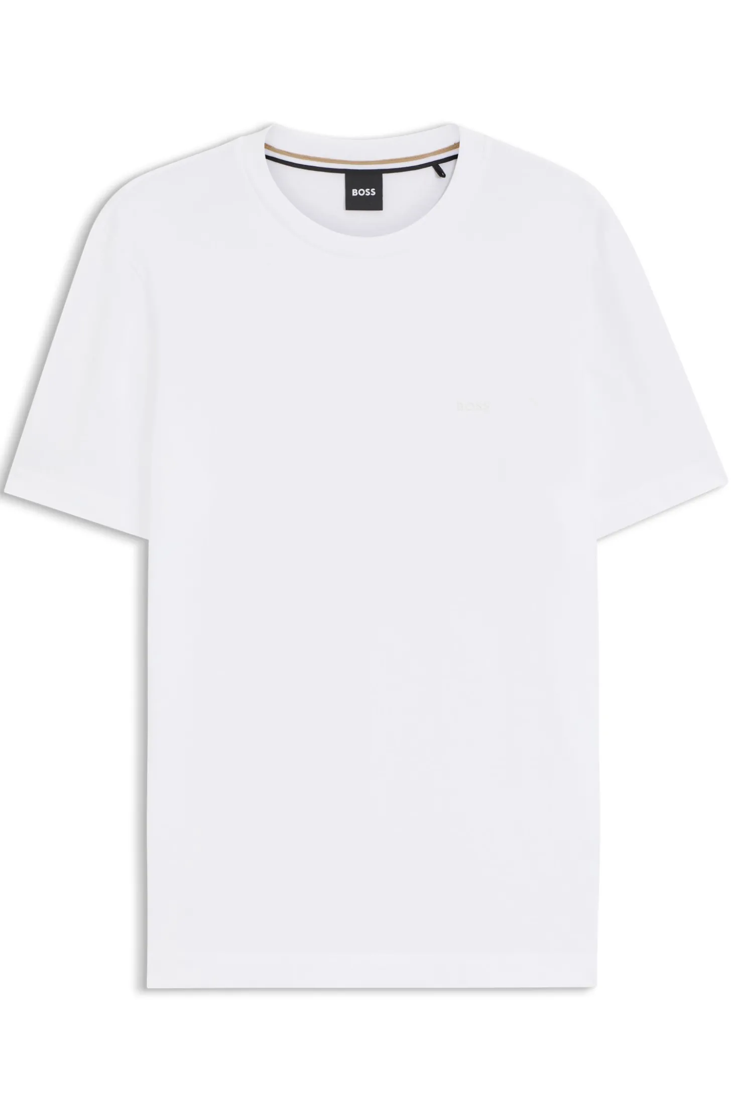 T-Shirt aus Baumwoll-Jersey mit Logo-Detail