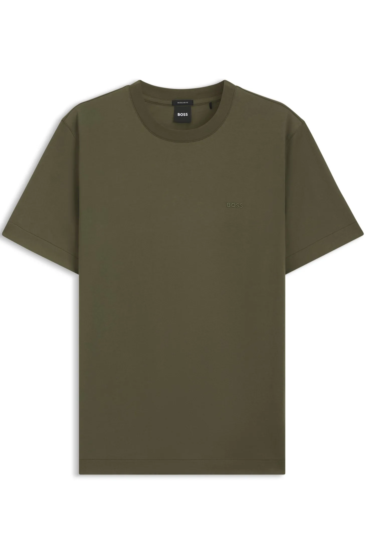 T-Shirt aus Baumwoll-Jersey mit Logo-Detail