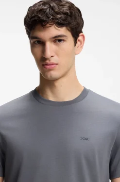 T-Shirt aus Baumwoll-Jersey mit Logo-Detail