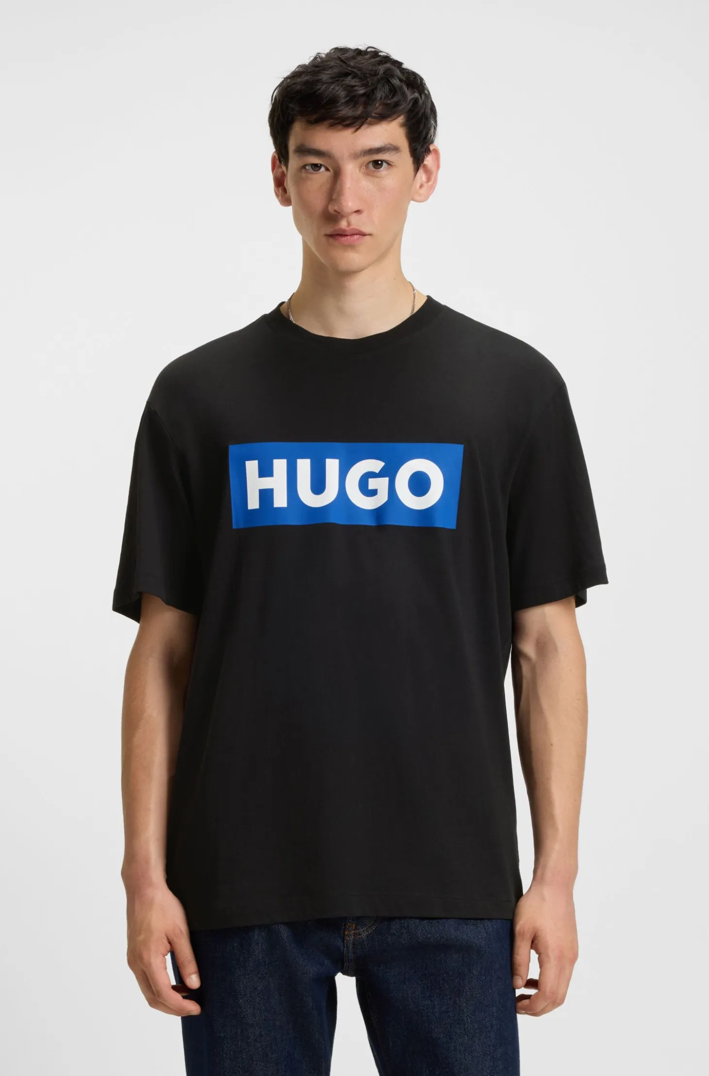 T-Shirt aus Baumwoll-Jersey mit Logo-Print