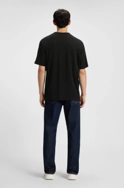 T-Shirt aus Baumwoll-Jersey mit Logo-Print