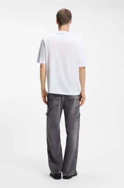 T-Shirt aus Baumwoll-Jersey mit Logo-Print