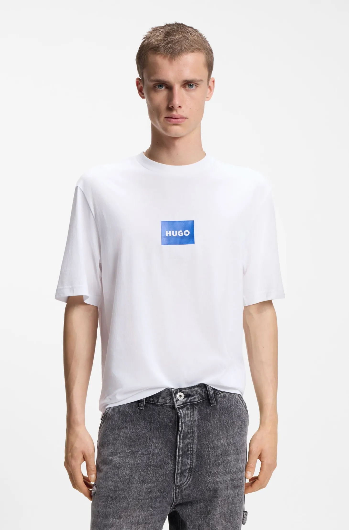 T-Shirt aus Baumwoll-Jersey mit Logo-Print