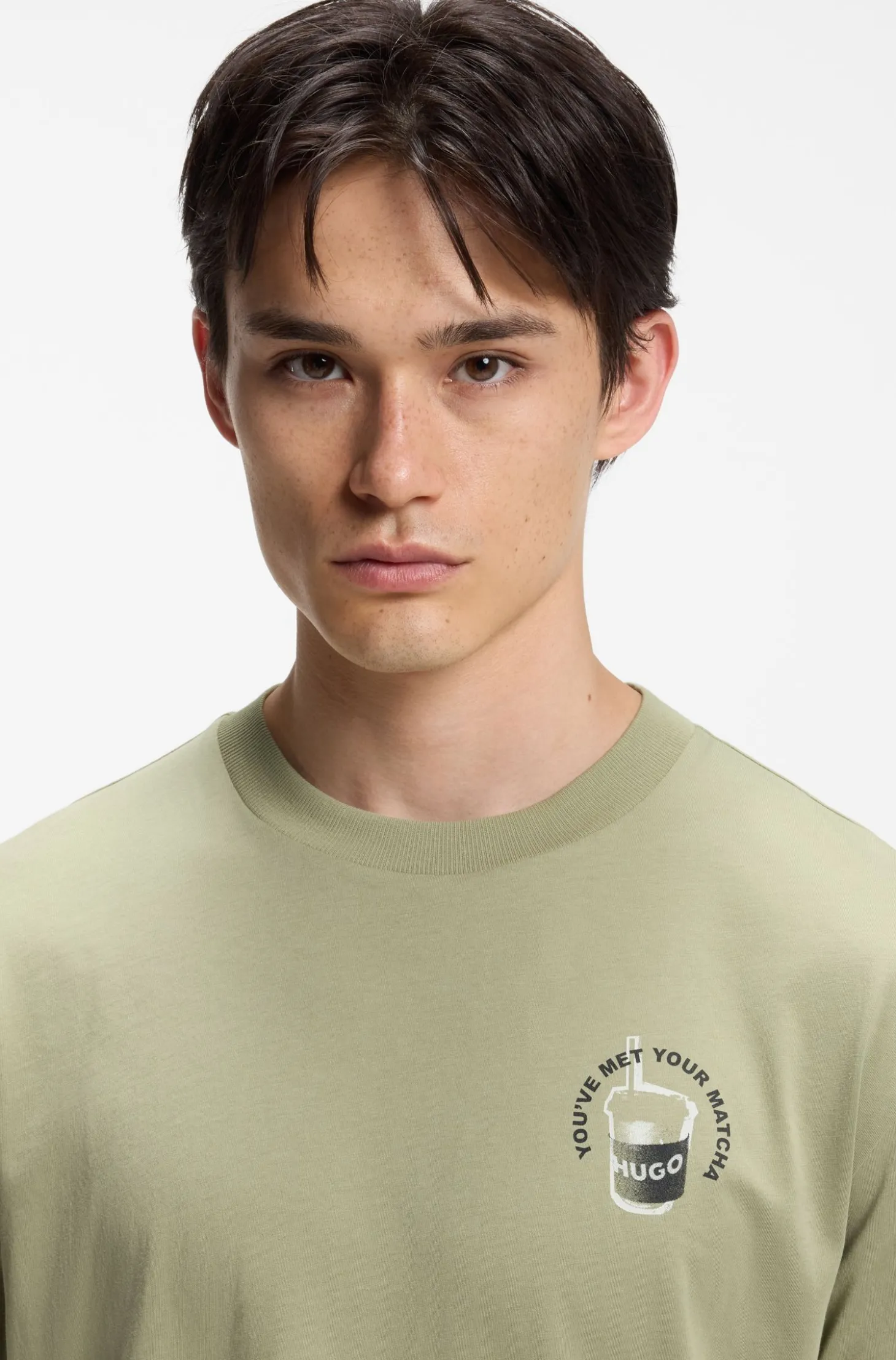 T-Shirt aus Baumwoll-Jersey mit Logo-Artwork