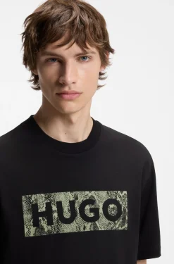 T-Shirt aus Baumwoll-Jersey mit Logo-Grafik
