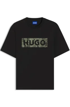T-Shirt aus Baumwoll-Jersey mit Logo-Grafik