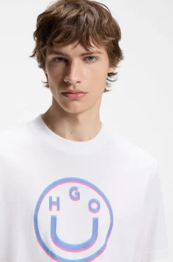 T-Shirt aus Baumwoll-Jersey mit Logo-Grafik
