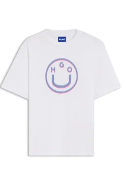 T-Shirt aus Baumwoll-Jersey mit Logo-Grafik