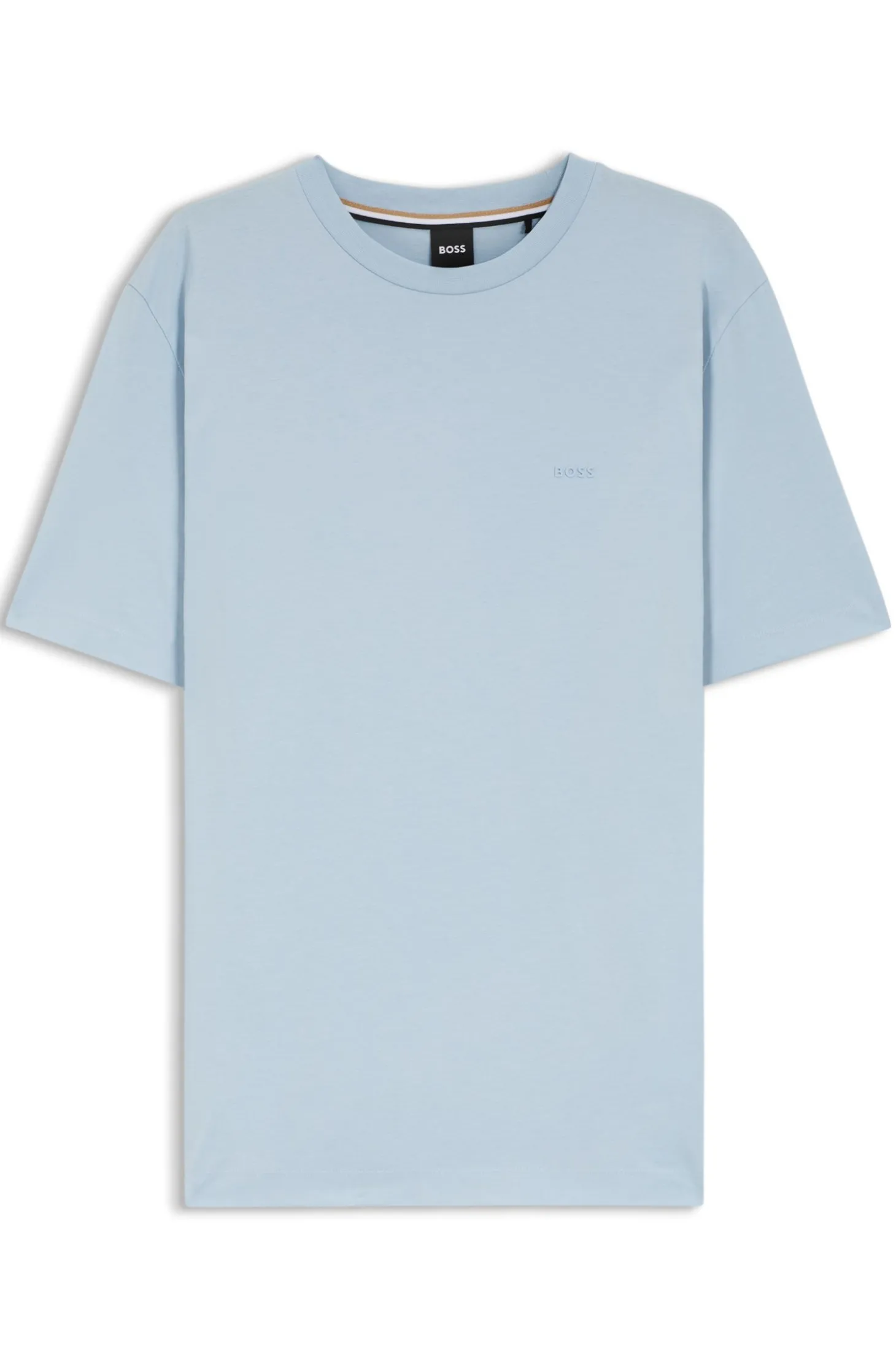 T-Shirt aus Baumwoll-Jersey mit Logo-Detail