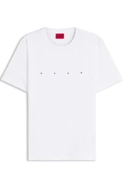 T-Shirt aus Baumwoll-Jersey mit Logo-Detail