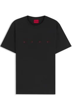 T-Shirt aus Baumwoll-Jersey mit Logo-Detail