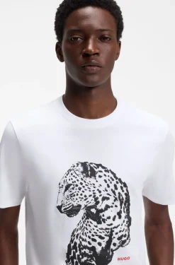 T-Shirt aus Baumwoll-Jersey mit Grafik-Print