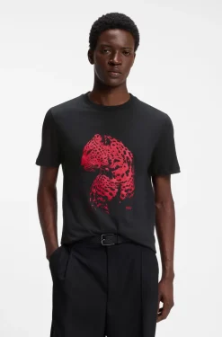 T-Shirt aus Baumwoll-Jersey mit Grafik-Print